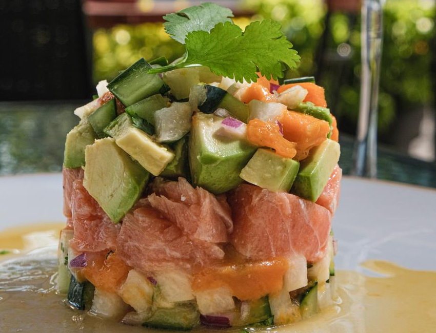 Ceviche de salmón, mango y aguacate (350 g)